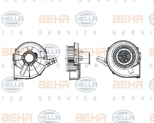 HELLA Ventilátor, utastér 8EW009157-111