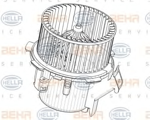 HELLA Ventilátor, utastér 8EW009158-211