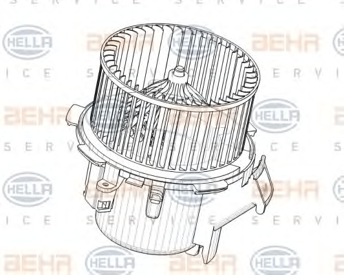 HELLA Ventilátor, utastér 8EW009158-221