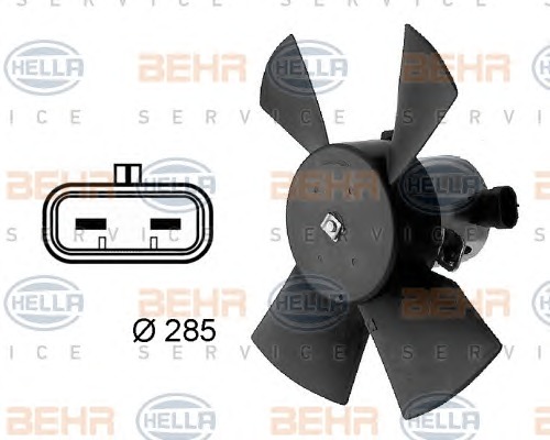 HELLA Ventilátor, vízhűtő 8EW009158-701