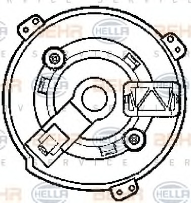 HELLA Ventilátor, utastér 8EW009159-531