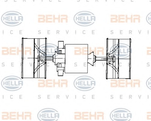 HELLA Ventilátor, utastér 8EW009160-591