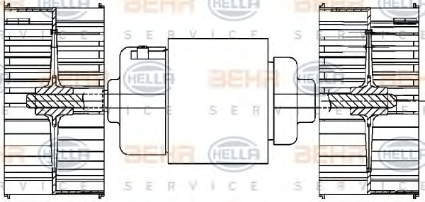 HELLA Ventilátor, utastér 8EW351029-041