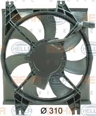 HELLA Ventilátor, klímahűtő 8EW351034-531