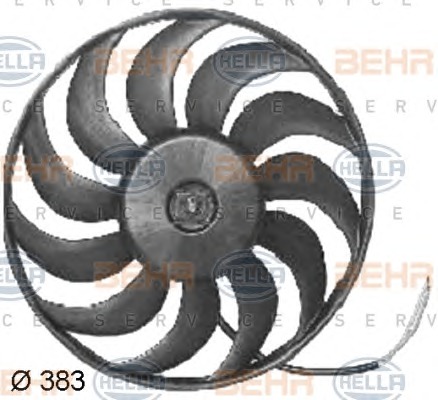 HELLA Ventilátor, vízhűtő 8EW351034-781