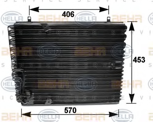 HELLA Klímahűtő 8FC351035-041