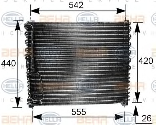 HELLA Klímahűtő 8FC351035-111