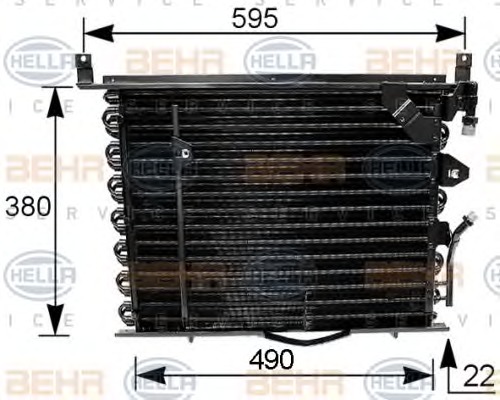 HELLA Klímahűtő 8FC351035-161