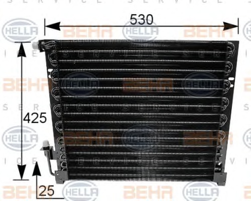 HELLA Klímahűtő 8FC351035-361