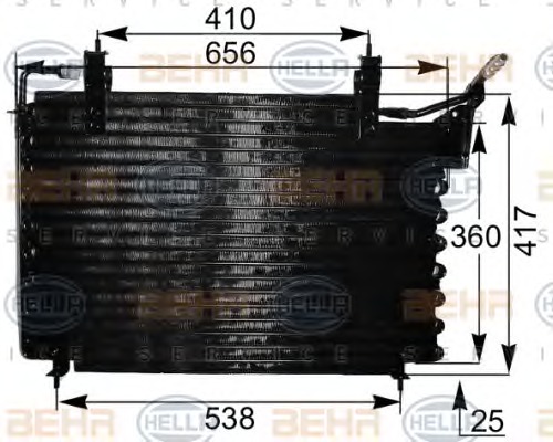 HELLA Klímahűtő 8FC351036-781