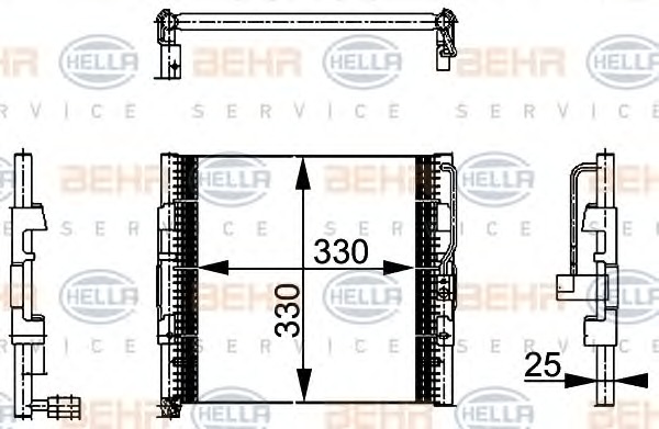 HELLA 8FC351037-071 Klímahűtő