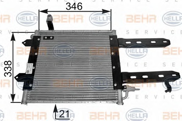 HELLA Klímahűtő 8FC351037-421