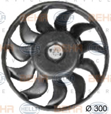 HELLA Ventilátor, vízhűtő 8EW351038-371