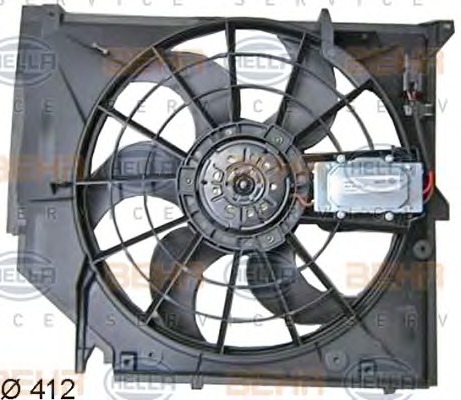 HELLA Ventilátor, vízhűtő 8EW351038-391