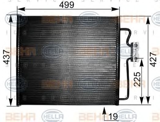 HELLA Klímahűtő 8FC351038-811