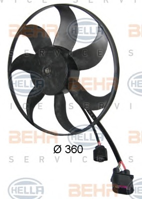 HELLA Ventilátor, vízhűtő 8EW351039-171