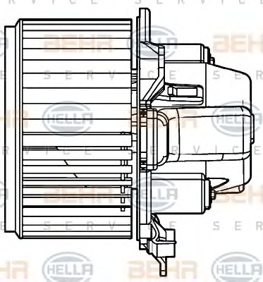 HELLA Ventilátor, utastér 8EW351039-331