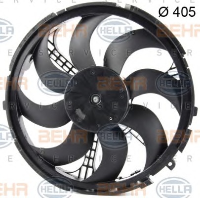 HELLA Ventilátor, vízhűtő 8EW351039-551