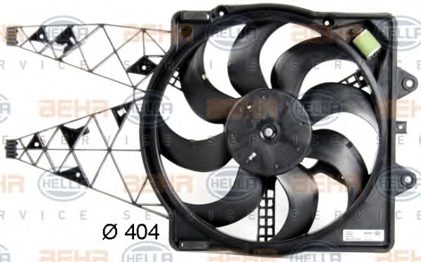 HELLA Ventilátor, vízhűtő 8EW351039-671