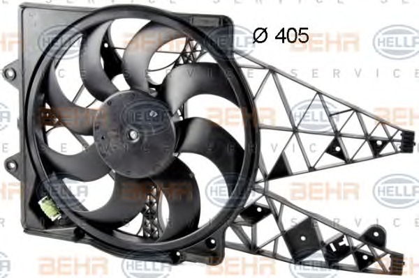 HELLA Ventilátor, vízhűtő 8EW351042-621