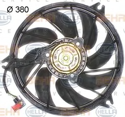 HELLA Ventilátor, vízhűtő 8EW351043-751