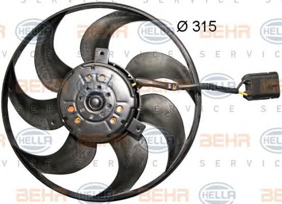 HELLA Ventilátor, vízhűtő 8EW351044-071