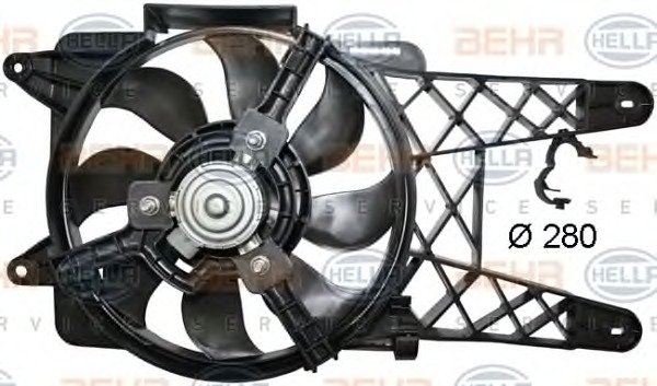 HELLA Ventilátor, vízhűtő 8EW351044-091