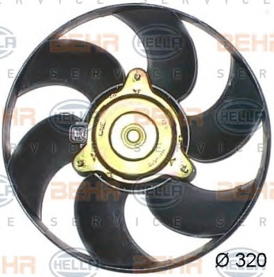 HELLA Ventilátor, vízhűtő 8EW351044-121