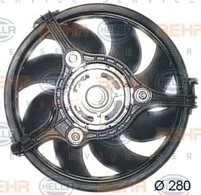 HELLA Ventilátor, vízhűtő 8EW351044-131