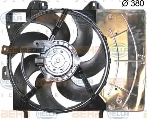 HELLA Ventilátor, vízhűtő 8EW351044-171