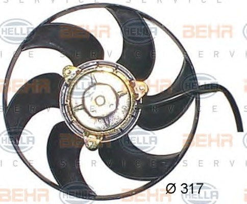 HELLA Ventilátor, vízhűtő 8EW351044-181