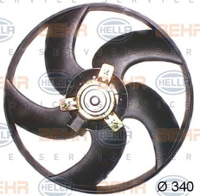 HELLA Ventilátor, vízhűtő 8EW351044-221