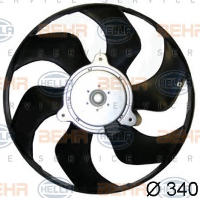 HELLA Ventilátor, vízhűtő 8EW351044-391