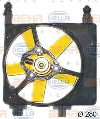 HELLA Ventilátor, vízhűtő 8EW351044-421