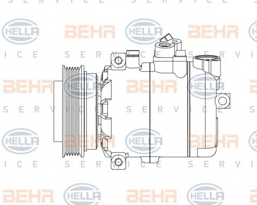 HELLA Klímakompresszor 8FK351132-081