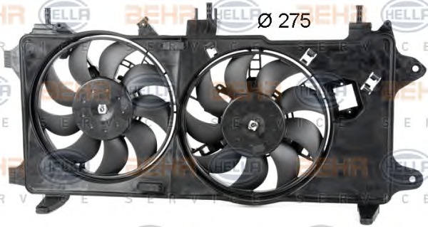 HELLA Ventilátor, vízhűtő 8EW351149-111