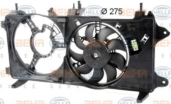 HELLA Ventilátor, vízhűtő 8EW351149-121