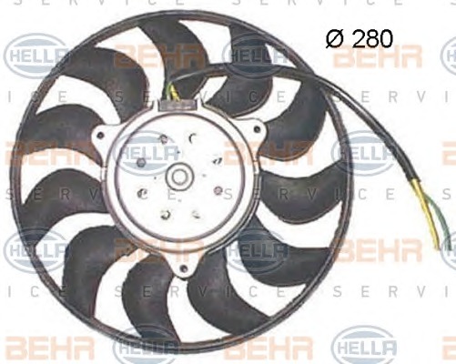 HELLA Ventilátor, vízhűtő 8EW351150-034