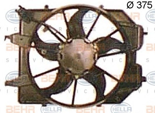 HELLA Ventilátor, vízhűtő 8EW351150-054