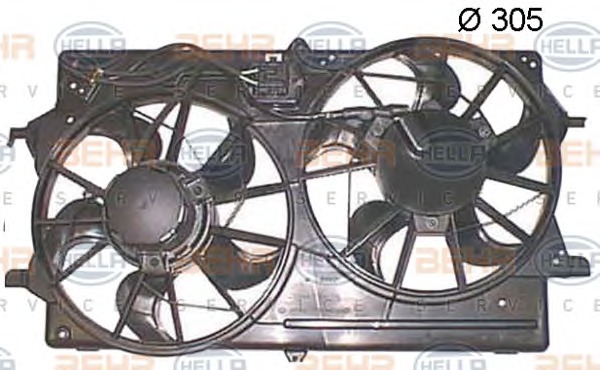 HELLA Ventilátor, vízhűtő 8EW351150-064