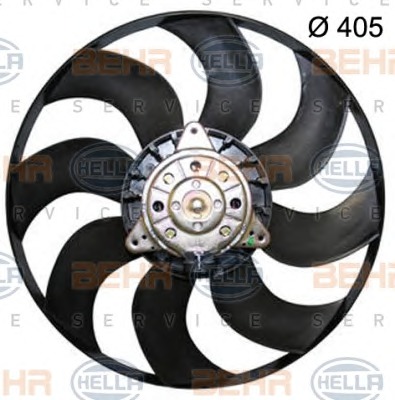 HELLA Ventilátor, vízhűtő 8EW351150-464