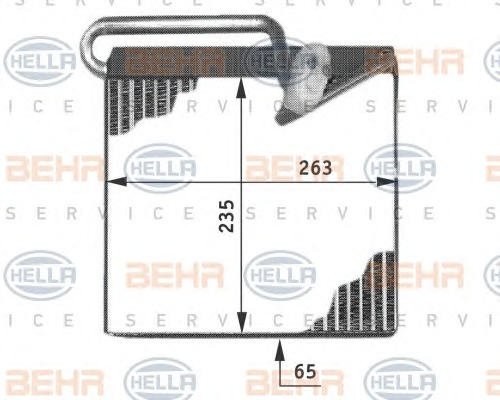 HELLA Párologtató 8FV351211-241