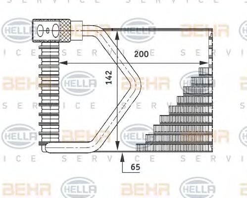 HELLA Párologtató 8FV351211-271