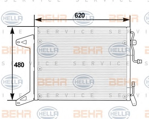 HELLA Klímahűtő 8FC351300-051