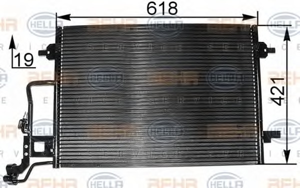 HELLA Klímahűtő 8FC351300-394