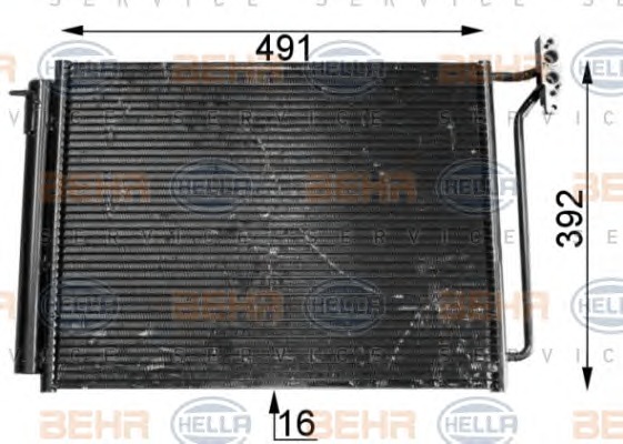 HELLA Klímahűtő 8FC351300-631