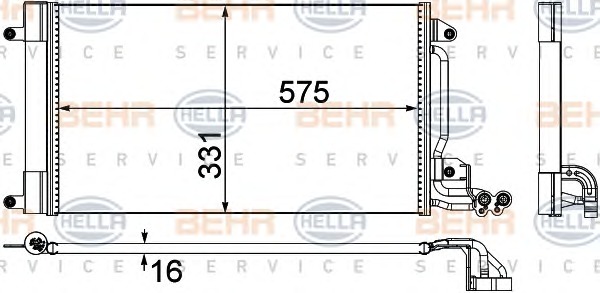 MAHLE Klímahűtő AC566000P_MAHLE