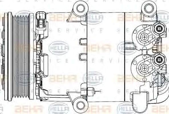 HELLA Klímakompresszor 8FK351334-421