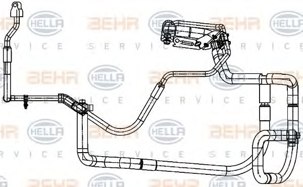 HELLA Klímahűtő 9GS351338-341