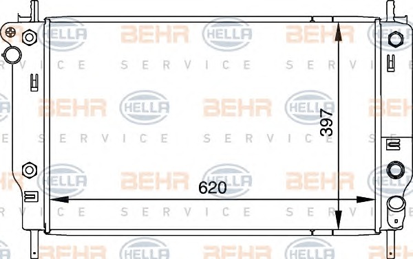 HELLA Vízhűtő 8MK376716-681